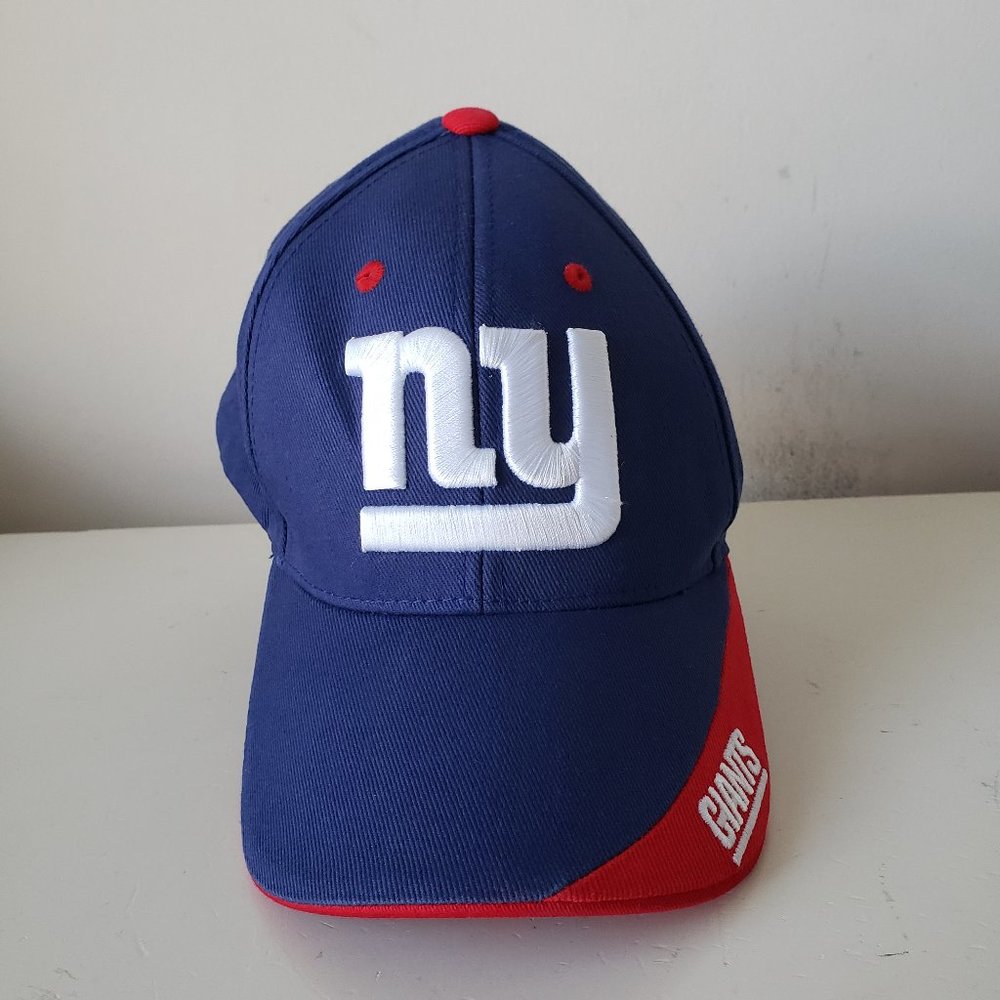 New York Giants Hat Cap Strap Back Blue NFL Team Apparel Football Preowned